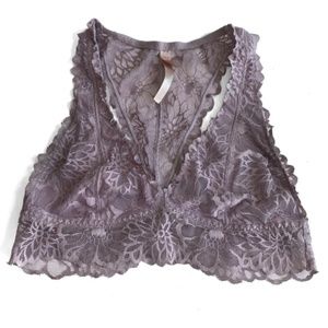 Victoria's Secret PINK lilac lace bralette M